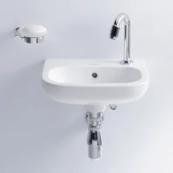 Duravit D-Code 360mm 1TH Wall Hung Handrinse Basin -Modern Bath Shop 0705360008 d1