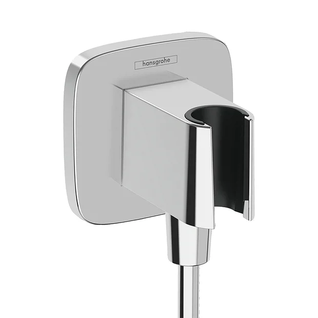 Hansgrohe FixFit Q Wall Outlet With Shower Holder 1 Hansgrohe FixFit Q Wall Outlet With Shower Holder