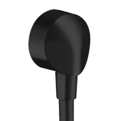 Hansgrohe FixFit Wall Outlet E Without Non-Return Valve - Matt Black