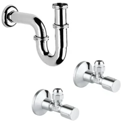 Grohe Euro Ceramic 600mm Complete Basin Package (Cosmo Smart Tap + Waste Included) -Modern Bath Shop 39642000 nd4