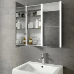 HIB Xenon 60 LED Mirror Cabinet -Modern Bath Shop 46100 d1