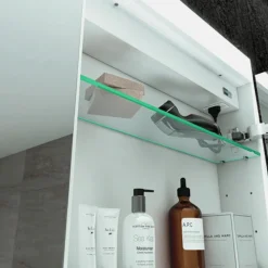 HIB Apex 50 LED Illuminated Mirror Cabinet -Modern Bath Shop 47000 d1