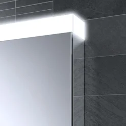 HIB Apex 100 LED Illuminated Mirror Cabinet -Modern Bath Shop 47300 d2