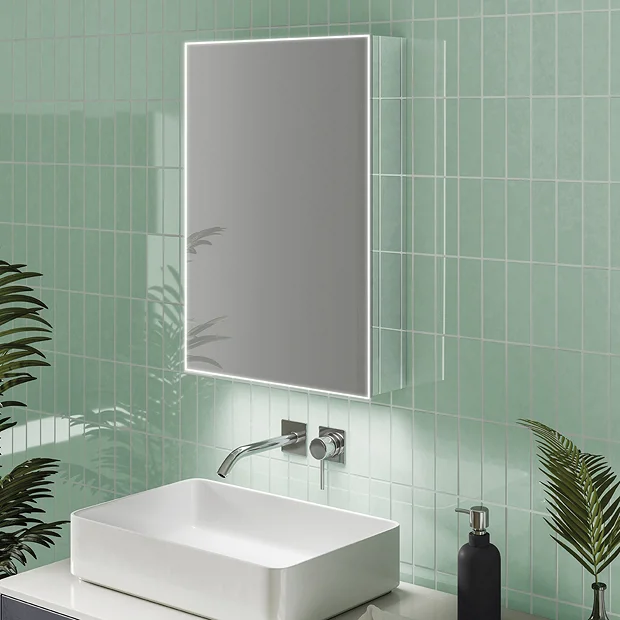 HIB Exos 50 LED Illuminated Mirror Cabinet 2 HIB Exos 50 LED Illuminated Mirror Cabinet - Image 2