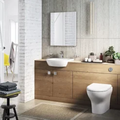 VitrA - Zentrum Semi-Recessed Basin - 1 Tap Hole