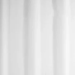 White Anti-Bacterial Polyester Shower Curtain W1800 X H1800mm