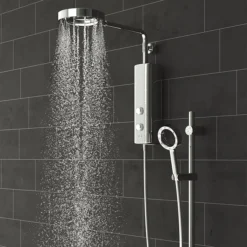 AQUAS AquaMax Flex Manual X-Jet 9.5KW Black Electric Shower 10 AQUAS AquaMax Flex Manual X-Jet 9.5KW Black Electric Shower -Modern Bath Shop a000269 d4