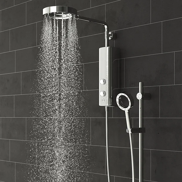 AQUAS AquaMax Flex Manual X-Jet 9.5KW Black Electric Shower 5 AQUAS AquaMax Flex Manual X-Jet 9.5KW Black Electric Shower - Image 5