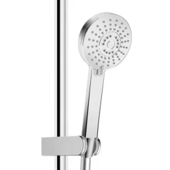 AQUAS Aquamax Pro With Column Manual 9.5kw Full Chrome Electric Shower -Modern Bath Shop a000529 d2