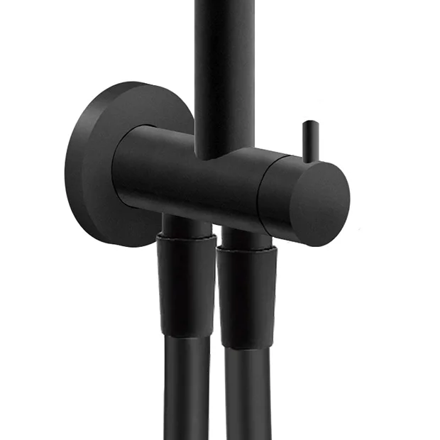 AQUAS Aquamax Pro With Column Manual 9.5kw Matt Black Electric Shower 6 AQUAS Aquamax Pro With Column Manual 9.5kw Matt Black Electric Shower - Image 6