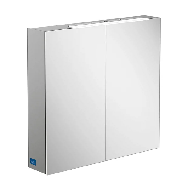 Villeroy & Boch Villeroy And Boch H746 X W807mm My View One LED Illuminated Mirror Cabinet 2 Villeroy & Boch Villeroy And Boch H746 X W807mm My View One LED Illuminated Mirror Cabinet - Image 2