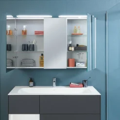 Villeroy & Boch Villeroy And Boch H746 X W807mm My View One LED Illuminated Mirror Cabinet 6 Villeroy & Boch Villeroy And Boch H746 X W807mm My View One LED Illuminated Mirror Cabinet -Modern Bath Shop a441g300 d1 1