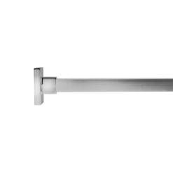 Croydex Contemporary Luxury Chrome Square Shower Curtain Rod -Modern Bath Shop ad116441ai1