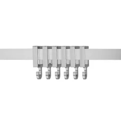 Croydex Contemporary Luxury Chrome Square Shower Curtain Rod -Modern Bath Shop ad116441ai2