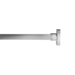 Croydex Contemporary Luxury Chrome Square Shower Curtain Rod -Modern Bath Shop ad116441ai3