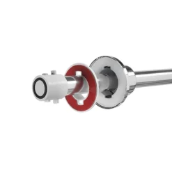 Croydex Stick N Lock Premium Telescopic Rod - Chrome -Modern Bath Shop ad230041 d2