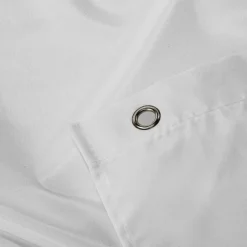 Croydex Plain White Textile Shower Curtain W1800 X H1800mm -Modern Bath Shop af159022ai1