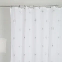 Croydex Stellar Textile Shower Curtain W1800 X H1800mm -Modern Bath Shop af584740ai3
