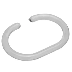 Croydex C-Type Shower Curtain Rings - Clear -Modern Bath Shop ak142132ai1