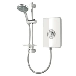 Triton - Aspirante 9.5kw Electric Shower - White Gloss -Modern Bath Shop asp08gswhta1