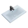 Arezzo 610 X 395mm Matt Blue Rectangular Mid-Edged Inset Basin