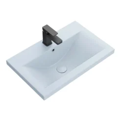 Arezzo 610 X 395mm Matt Blue Rectangular Mid-Edged Inset Basin