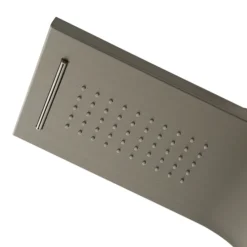 Arezzo Shower Tower Panel - Stainless Steel (Thermostatic) -Modern Bath Shop azstp5ss d2