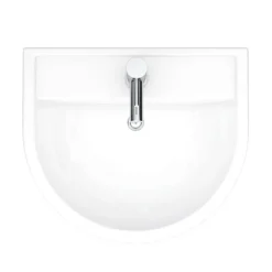 Bianco Modern Wall Hung Basin -Modern Bath Shop b420bsp d5