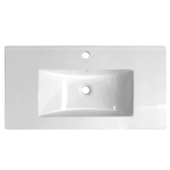 Ultra 1000mm Minimalist Ceramic Inset Basin