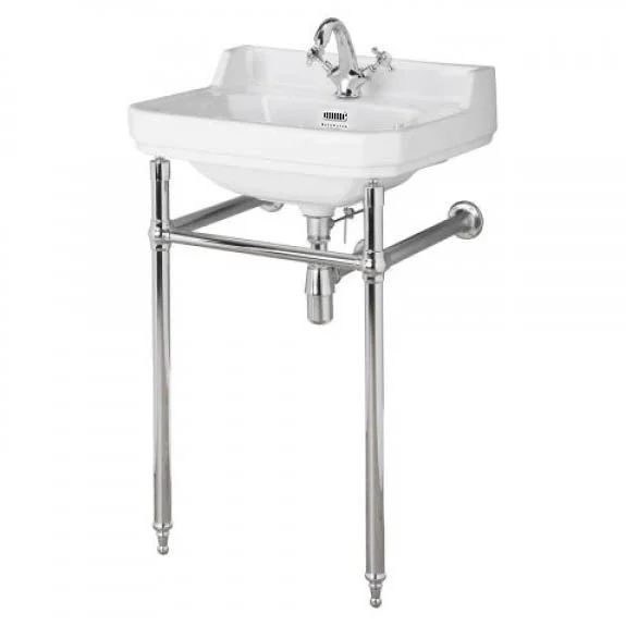 Bayswater Fitzroy 1TH Basin & Chrome Wash Stand 1 Bayswater Fitzroy 1TH Basin & Chrome Wash Stand