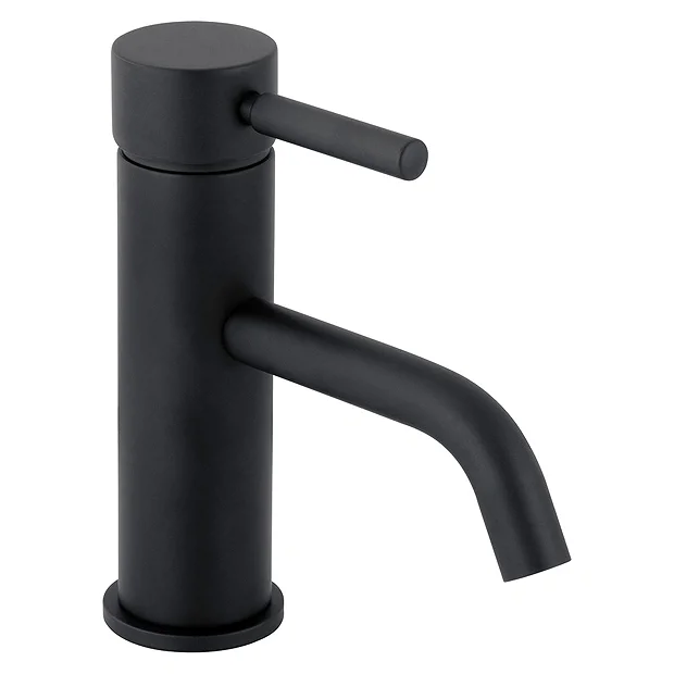 BagnoDesign M-Line Matt Black Mono Basin Mixer 2 BagnoDesign M-Line Matt Black Mono Basin Mixer - Image 2