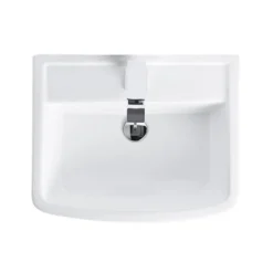 Brooklyn Modern Square Basin + Pedestal (1 Tap Hole) -Modern Bath Shop brooklynmodernsquarebasinandpedestaldetail3