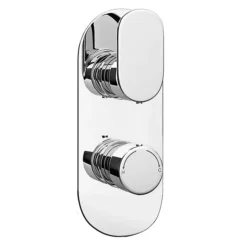 Bosa Modern Shower Package With Concealed Valve + Round Rainfall Head -Modern Bath Shop bspk1 d1