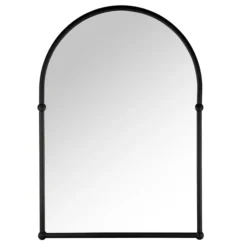 Chatsworth Traditional 673 X 490mm Arched Mirror - Matt Black -Modern Bath Shop chtmbm detail02