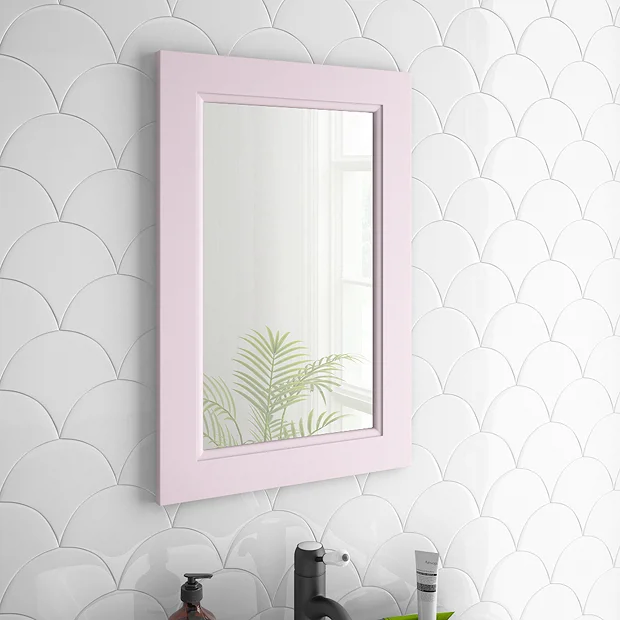 Chatsworth Mirror (600 X 400mm - Pink) 2 Chatsworth Mirror (600 X 400mm - Pink) - Image 2