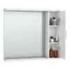 Cove White Illuminated Mirror Cabinet (850mm Wide)