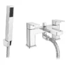 Toreno Modern Chrome Bath Shower Mixer Tap Inc. Shower Kit