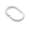 Croydex C-Type Shower Curtain Rings - White