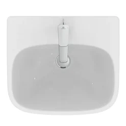Ideal Standard I.Life A 500mm 1TH Semi-Recessed Basin -Modern Bath Shop e246701 d1
