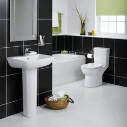 Ideal Standard Vue 55cm 1TH Basin + Pedestal