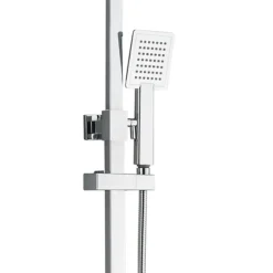 Summit Modern Square Thermostatic Shower - Chrome -Modern Bath Shop egck01detail2