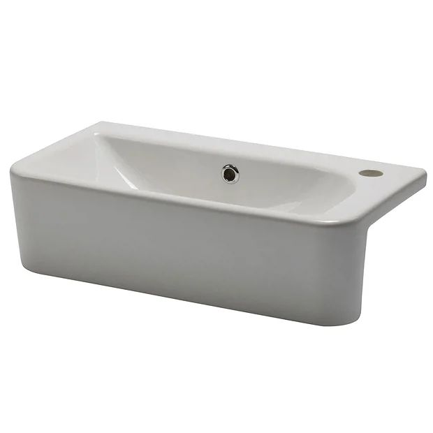 Roper Rhodes Geo 540mm Slimline Semi-Countertop Basin 3 Roper Rhodes Geo 540mm Slimline Semi-Countertop Basin - Image 3