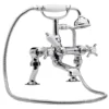 Nuie Luxury Beaumont 3/4 Inch Cranked Bath Shower Mixer - Chrome