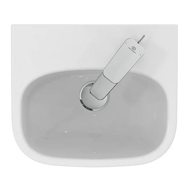 Ideal Standard I.Life A 350mm 1TH Handrinse Basin + Full Pedestal 3 Ideal Standard I.Life A 350mm 1TH Handrinse Basin + Full Pedestal - Image 3