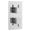 Nuie - Minimalist Square Twin Concealed Thermostatic Valve With Diverter