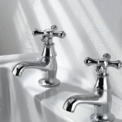 Bristan - Colonial Basin Taps - Chrome Plated