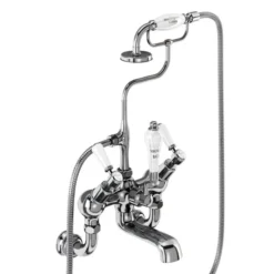 Burlington Kensington Regent - Angled Wall Mounted Bath/Shower Mixer -Modern Bath Shop ker21d1