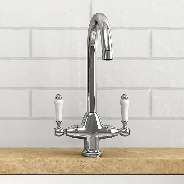 Dual-Lever Traditional Kitchen Tap 2 Dual-Lever Traditional Kitchen Tap - Image 2
