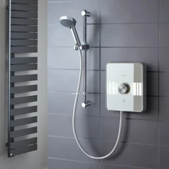 Aqualisa - Lumi Electric Shower With Adjustable Head - Chrome -Modern Bath Shop lme8501 d1n