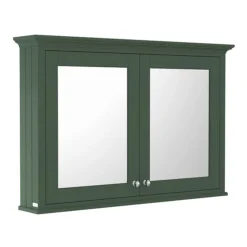 Old London 1050mm Mirror Cabinet - Hunter Green